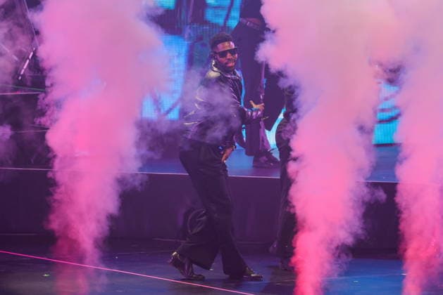RUSSIA, MOSCOW - JUNE 14, 2026: US singer Jason Derulo performs at CSKA Arena. Artyom Geodakyan TASS  93820449