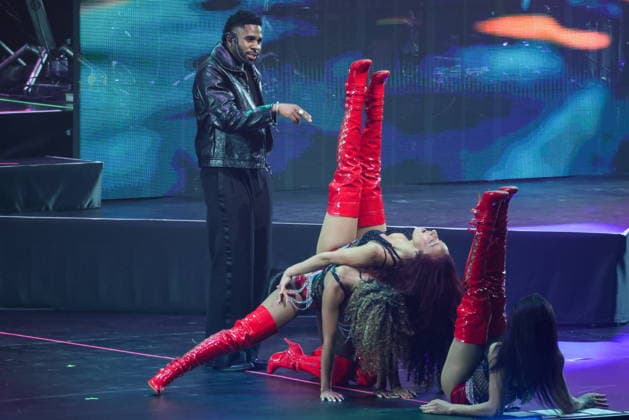 RUSSIA, MOSCOW - JUNE 14, 2026: US singer Jason Derulo performs at CSKA Arena Moscow Russia  - ZUMAt113 20260614_zaa_t113_192 Copyright: xArtyomxGeodakyanx