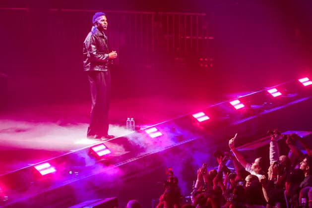 RUSSIA, MOSCOW - JUNE 14, 2026: US singer Jason Derulo performs at CSKA Arena. Artyom Geodakyan TASS  93821614