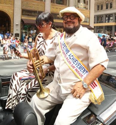 June 14, 2026, New York, New York, USA: Musician CHARLIE SEPULVEDA seen at the 69th Annual National Puerto Rican Parade held on 5th Avenue. New York USA  - ZUMAk03_ 20260614_zaf_k03_075 Copyright: xNancyxKaszermanx
