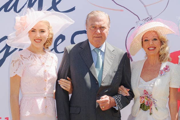 Prix de Diane Longines a lHippodrome de Chantilly Maria Carolina de Bourbon des Deux Siciles, Charles Marie Bernard Gennaro de Bourbon des Deux Siciles, Camilla de Bourbon des Deux Siciles, Maria Chiara de Bourbon des Deux Siciles et Guillaume de Saint Seine 457315 2026 06 14  Copyright: xSebastienxFremontx xStarfacex STAR_457315_034