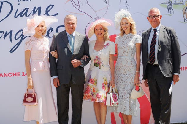 Prix de Diane Longines a lHippodrome de Chantilly Maria Carolina de Bourbon des Deux Siciles, Charles Marie Bernard Gennaro de Bourbon des Deux Siciles, Camilla de Bourbon des Deux Siciles, Maria Chiara de Bourbon des Deux Siciles et Guillaume de Saint Seine 457315 2026 06 14  Copyright: xSebastienxFremontx xStarfacex STAR_457315_035