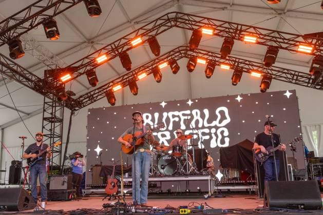 June 14, 2026, Manchester, Tennessee, U.S: NATHAN ROSS and FRANKIE CASSIDY of Buffalo Traffic Jam during the Bonnaroo Music and Arts Festival in Manchester, Tennessee Manchester U.S  - ZUMAs135 20260614_zap_s135_002 Copyright: xDanielxDeSloverx