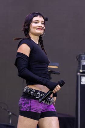 June 14, 2026, Manchester, Tennessee, U.S: SHANNY WISE of Fcukers during the Bonnaroo Music and Arts Festival in Manchester, Tennessee Manchester U.S  - ZUMAs135 20260614_zap_s135_043 Copyright: xDanielxDeSloverx