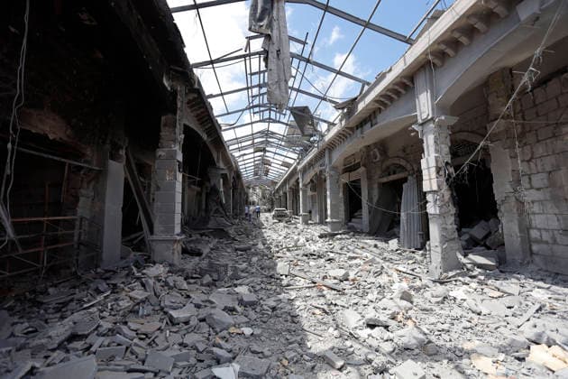 June 15, 2026, Nabatieh, South Lebanon, lebanon: Photos document the extensive destruction in the historic Saray district and old market of the city of Nabatieh in southern Lebanon, following a series of Israeli airstrikes that caused severe damage to buildings, shops, and infrastructure. The devastation remains visible across large sections of the city. The intensity of regional hostilities has significantly decreased following the announcement of a U.S.-Iran ceasefire agreement brokered by Pakistan, which includes a cessation of hostilities across multiple fronts, including Lebanon. Nabatieh lebanon - ZUMAb339 20260615_znp_b339_008 Copyright: xAbdulxKaderxAlxBayx