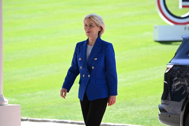 Ursula von der Leyen, President of the European Commission Arrivées des chefs détats et de gouvernement au sommet du G7 à Evian le 15 juin 2026 Jeanne Accorsini Bestimage Arrival of heads of state and government at the G7 summit in Evian on June 15, 2026 Evian France  Copyright: xJeannexAccorsinix xPoolx xBestimagexJeannexAccorsinix xPoolx xBestimagex