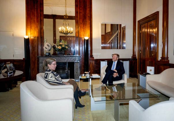 15-06-2026 Palace King Willem-Alexander received the State Secretary for Justice and Security, Claudia van Bruggen, at Noordeinde Palace. Â  Copyright: xPPEx