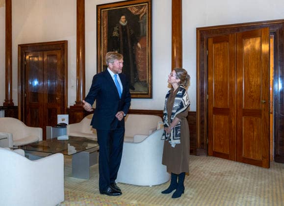 15-06-2026 Palace King Willem-Alexander received the State Secretary for Justice and Security, Claudia van Bruggen, at Noordeinde Palace. Â  Copyright: xPPEx