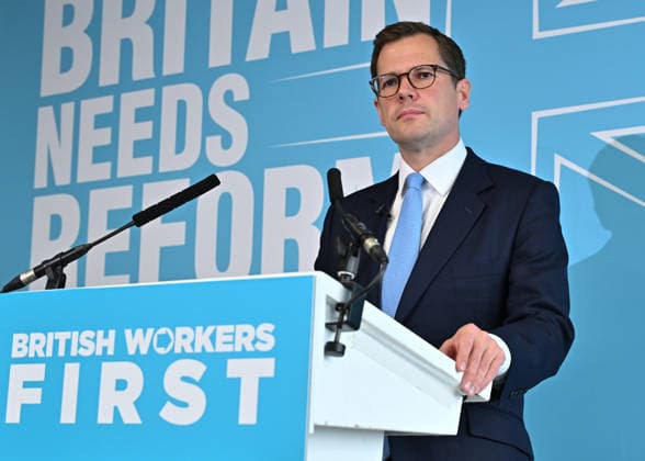 Reform UK Press Conference - 15th June 2026 Robert Jenrick during a Reform UK Press Conference in Westminster, London. UK. Monday 15th June 2026., Credit:James Warren James Warren - B5066 Avalon Great Britain, London  Copyright: xJamesxWarrenx xJamesxWarrenx-xB5066x xAvalonx 1110349531