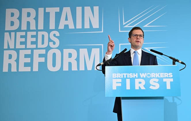 Reform UK Press Conference - 15th June 2026 Robert Jenrick during a Reform UK Press Conference in Westminster, London. UK. Monday 15th June 2026., Credit:James Warren James Warren - B5066 Avalon Great Britain, London  Copyright: xJamesxWarrenx xJamesxWarrenx-xB5066x xAvalonx 1110349538