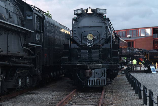 SCRANTON, PA - JUNE 15: View of the Big Boy steam locomotive Union Pacific celebrates America™s 250th Birthday with a tour of the Big Boy steam locomotive set to be reuniting with locomotive 4012 at Steamtown Historical Park in Scranton, Pennsylvania on June 15, 2026. Copyright: xmpi34 MediaPunchx