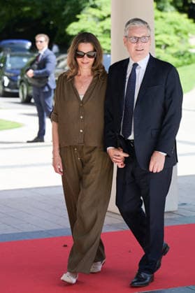 G7 Summit - Arrivals Britain s Prime Minister Keir Starmer arrives with his wife Victoria Starmer to the Hotel Royal ahead of the start of the G7 summit, in Evian, eastern France, on June 15, 2026. A G7 summit is set to take place June 15 to 17 in the French town of Evian-les-Bains near Switzerland and it will be attended by country leaders as well as the EU s foreign policy chief and ministers from Brazil, Canada, the United Arab Emirates and Turkey. Photo by Ammar Abd Rabbo ABACAPRESS.COM Evian France  Copyright: xAbdxRabboxAmmar ABACAx