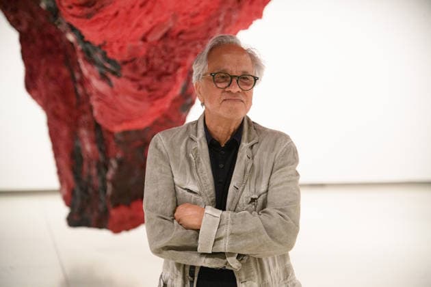 Anish Kapoor Photocall at Hayward Gallery, London, UK Artist Anish Kapoor with his work Mount Moriah at the Gate of the Ghetto as part of an exhibition by Anish Kapoor at Hayward Gallery, London, England, UK on Monday 15 June, 2026 which runs from Tue 16 June 2026 to Sun 18 October 2026., Credit:Justin Ng Avalon UK, England, London, Hayward Gallery  Copyright: xJustinxNgx xAvalonx 1110355475