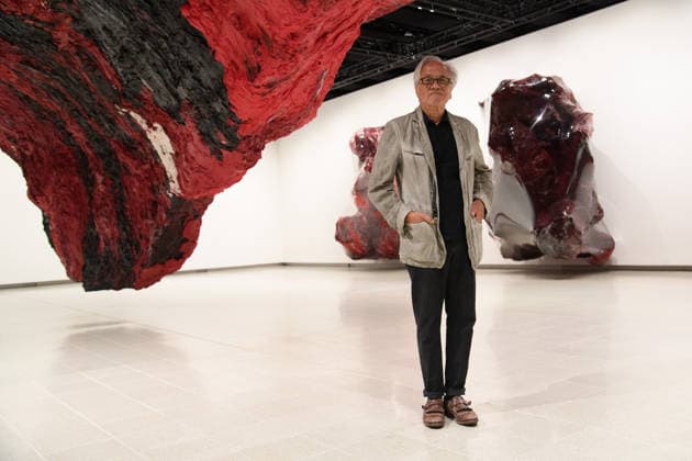 Anish Kapoor Photocall at Hayward Gallery, London, UK Artist Anish Kapoor with his work Mount Moriah at the Gate of the Ghetto as part of an exhibition by Anish Kapoor at Hayward Gallery, London, England, UK on Monday 15 June, 2026 which runs from Tue 16 June 2026 to Sun 18 October 2026., Credit:Justin Ng Avalon UK, England, London, Hayward Gallery  Copyright: xJustinxNgx xAvalonx 1110355485