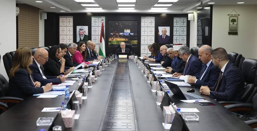 Palestinian Prime Minister Mohammad Mustafa chairs the weekly cabinet meeting in Ramallah, West Bank Palestinian Prime Minister Mohammad Mustafa chairs the weekly cabinet meeting in Ramallah, West Bank, on June 15, 2026. Photo by Prime Minister Office apaimages Ramallah West Bank Palestinian Territory 150626_Ramallah_PMO_00(4).jpeg Copyright: xapaimagesxPrimexMinisterxOfficex xapaimagesx