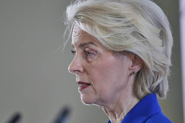 Évian-les-Bains, Frankreich, 15.06.2026: Hotel Ermitage: G7-Gipfel: Pressekonferenz mit EU-Kommissionspräsidentin Ursula von der Leyen *** Évian-les-Bains, France, June 15, 2026 Hotel Ermitage G7 Summit Press Conference with European Commission President Ursula von der Leyen,detected_source_language Copyright: xdtsxNachrichtenagenturx dts_123051