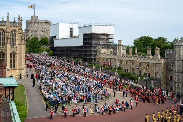The King, Queen and Members of the Royal Family at Windsor Castle for Garter day The annual Order of the Garter service at St. George s Chapel. GARTER DAY AT WINDSOR CASTLE Monday, 15th June 2026 Engagement: The King and Queen and Members of the Royal Family will attend a Service for the Most Noble Order of the Garter at St George™s Chapel, Windsor Castle, on Monday 15th June 2026. St George™s Chapel, Windsor Castle, SL4 1NJ. Their Majesties The King and Queen and Members of the Royal Family will walk in procession from Windsor Castle to St George™s Chapel to attend the annual Order of the Garter service. Following the service, Their Majesties and Members of the Royal Family will depart by carriages for their return journey to the  Copyright: xTonyxKershawx xPAxROTAx-xB68x xAvalonx 1110359213
