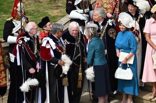 The King, Queen and Members of the Royal Family at Windsor Castle for Garter day Tony Blair and others in their garter robes. GARTER DAY AT WINDSOR CASTLE Monday, 15th June 2026 Engagement: The King and Queen and Members of the Royal Family will attend a Service for the Most Noble Order of the Garter at St George™s Chapel, Windsor Castle, on Monday 15th June 2026. St George™s Chapel, Windsor Castle, SL4 1NJ. Their Majesties The King and Queen and Members of the Royal Family will walk in procession from Windsor Castle to St George™s Chapel to attend the annual Order of the Garter service. Following the service, Their Majesties and Members of the Royal Family will depart by carriages for their return journey to the Castle. Ahead of t  Copyright: xTonyxKershawx xPAxROTAx-xB68x xAvalonx 1110372573