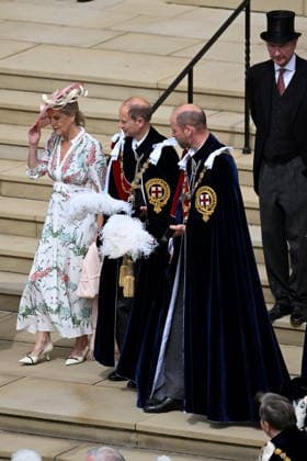 The King, Queen and Members of the Royal Family at Windsor Castle for Garter day Sophie, Duchess of Edinburgh with Prince William. GARTER DAY AT WINDSOR CASTLE Monday, 15th June 2026 Engagement: The King and Queen and Members of the Royal Family will attend a Service for the Most Noble Order of the Garter at St George™s Chapel, Windsor Castle, on Monday 15th June 2026. St George™s Chapel, Windsor Castle, SL4 1NJ. Their Majesties The King and Queen and Members of the Royal Family will walk in procession from Windsor Castle to St George™s Chapel to attend the annual Order of the Garter service. Following the service, Their Majesties and Members of the Royal Family will depart by carriages for their return journey to the Castle. Ahead  Copyright: xTonyxKershawx xPAxROTAx-xB68x xAvalonx 1110372616
