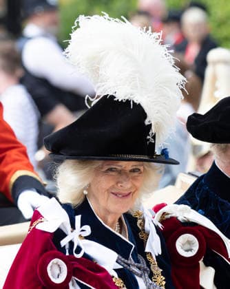 . 15 06 2026. Windsor, United Kingdom. King Charles III and Queen Camilla leaving the Garter Day service at Windsor Castle, United Kingdom.  xStephenxLockx xi-Imagesx IIM-26831-0055