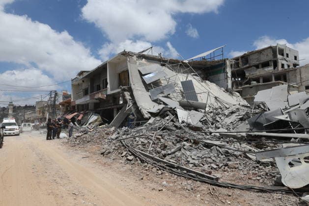 Lebanese residents return to the rubble of their homes in Nabatieh NABATIEH, LEBANON - JUNE 15: A view of the destruction as Lebanese residents return to their homes following the agreement reached between the U.S. and Iran in Nabatieh, Lebanon on June 15, 2026. Houssam Shbaro Anadolu Nabatieh Lebanon. Editorial use only. Please get in touch for any other usage.  Copyright: x2026xAnadoluxHoussamxShbarox