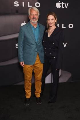 LOS ANGELES, CALIFORNIA - JUNE 15: Rebecca Ferguson & Graham Yost at Apple TV+ s Silo Season 3 Photo Call at Four Seasons Hotel Los Angeles at Beverly Hills on June 15, 2026 in Los Angeles, California. Credit: USA - ZUMAa123 20260615_zaa_a123_040 Copyright: xAdMediax