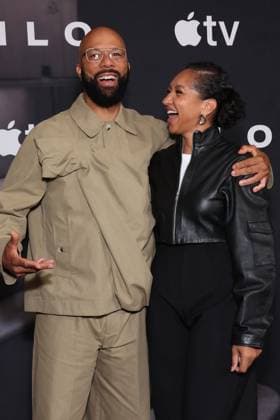 LOS ANGELES, CALIFORNIA - JUNE 15: Common and Alexandria Riley at Apple TV+ s Silo Season 3 Photo Call at Four Seasons Hotel Los Angeles at Beverly Hills on June 15, 2026 in Los Angeles, California. Credit: USA  - ZUMAa123 20260615_zaa_a123_044 Copyright: xAdMediax