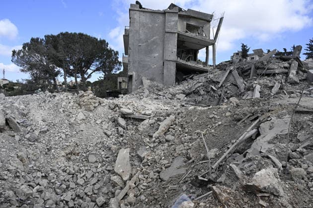 Lebanese residents return to the rubble of their homes in Nabatieh NABATIEH, LEBANON - JUNE 15: A view of the destruction as Lebanese residents return to their homes following the agreement reached between the U.S. and Iran in Froun district of Nabatieh, Lebanon on June 15, 2026. Houssam Shbaro Anadolu Nabatieh Lebanon. Editorial use only. Please get in touch for any other usage.  Copyright: x2026xAnadoluxHoussamxShbarox