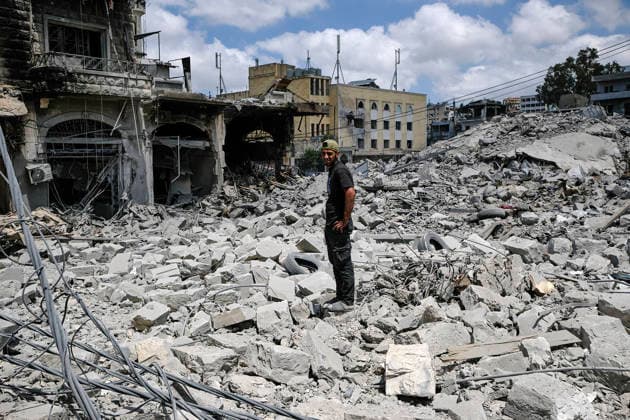 Destruction in the city of Nabatieh, southern Lebanon, 15 June 2026, following Israeli bombings that have plagued the area in recent months of conflict. Destruction in the city of Nabatieh !ACHTUNG: NUR REDAKTIONELLE NUTZUNG!  Copyright: xEdgarxGutiérrezx GRAF9001 20260615-55020605880_1