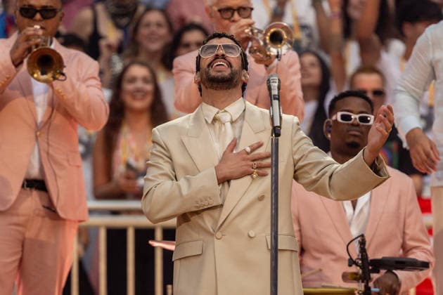 Bad Bunnys Final Concert at the Estadio Metropolitano in Madrid Singer Bad Bunny performs during his final concert at the Riyadh Air Metropolitano on June 15, 2026, in Madrid, Spain. The Puerto Rican artist has performed ten concerts in the capital between May 30 and June 15 as part of his ‘DeBÍ TiRAR MáS FOToS World Tour’ in Spain,detected_source_language  Copyright: xRicardoxRubiox 7600107