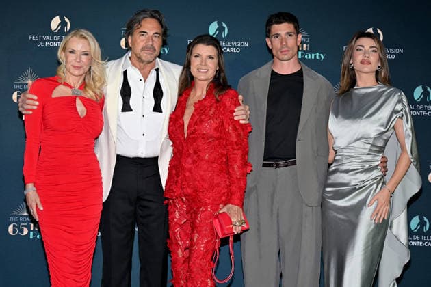 65th Monte Carlo Television Festival The Roaring 65th Birthday Party Katherine Kelly Lang, Thorsten Kaye, Kimberlin Brown, Tanner Novlan, Jacqueline Maciness Wood attending The Roaring 65th Birthday Party during the 65th Monte-Carlo Television Festival on June 15, 2026 in Monte-Carlo, Monaco. Photo by Julien Reynaud APS-Medias ABACAPRESS.COM Monte Carlo Monaco  Copyright: xReynaudxJulien APS-Medias ABACAx