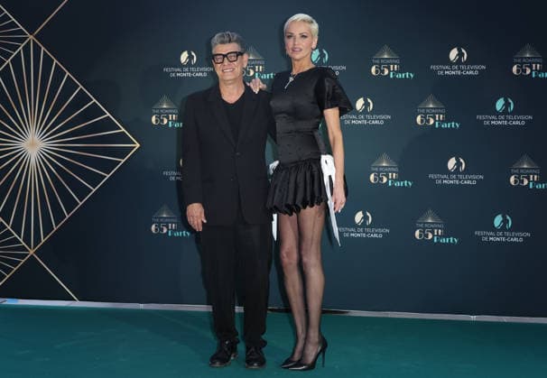 The Roaring Party pendant le 65e Festival de TÃ lÃ vision de Monte-Carlo Marc Lavoine et Adriana Karembeu The Roaring Party pendant le 65e Festival de TÃ lÃ vision de Monte-Carlo Ã Monaco, le 15 juin 2026. The Roaring Party during the the 65th Monte-Carlo Television Festival in Monaco, June 15, 2026.  Copyright: xFabricexChasseryx