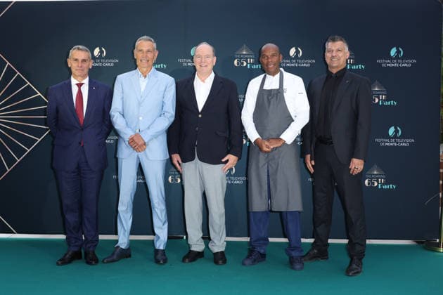 The Roaring Party pendant le 65e Festival de TÃ lÃ vision de Monte-Carlo Prince Albert II and guests The Roaring Party pendant le 65e Festival de TÃ lÃ vision de Monte-Carlo Ã Monaco, le 15 juin 2026. The Roaring Party during the the 65th Monte-Carlo Television Festival in Monaco, June 15, 2026.  Copyright: xFabricexChasseryx