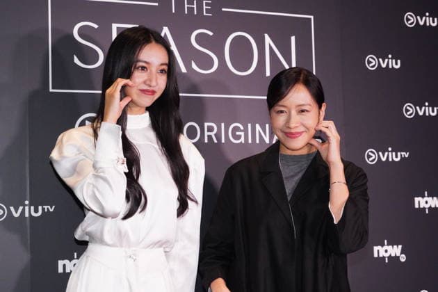 HONG KONG, CHINA - JUNE 15: Japanese model actress Mitsuki Kimura (also known as Koki) (L) and actress Karena Lam attend the premiere of Viu original series The Season on June 15, 2026 in Hong Kong, China.  Copyright: xVCGx 111648351065