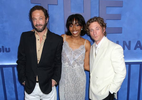 FX s The Bear Final Family Meal Event Ebon Moss-Bachrach, Ayo Edebiri and Jeremy Allen White attending FX s The Bear Final Family Meal Event held at Nine Orchard on June 15, 2026 in New York City, NY New York City Nine Orchard NY USA Copyright: xStevenxBergman AFF-USA.COMx