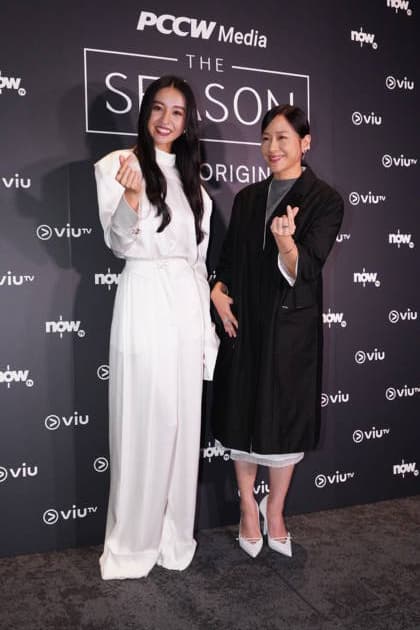HONG KONG, CHINA - JUNE 15: Japanese model actress Mitsuki Kimura (also known as Koki) (L) and actress Karena Lam attend the premiere of Viu original series The Season on June 15, 2026 in Hong Kong, China.  Copyright: xVCGx 111648351057