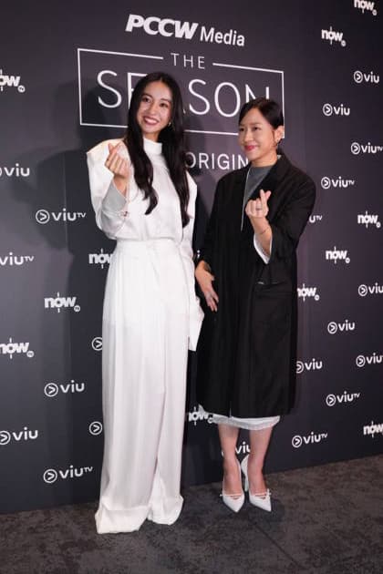 HONG KONG, CHINA - JUNE 15: Japanese model actress Mitsuki Kimura (also known as Koki) (L) and actress Karena Lam attend the premiere of Viu original series The Season on June 15, 2026 in Hong Kong, China.  Copyright: xVCGx 111648351058