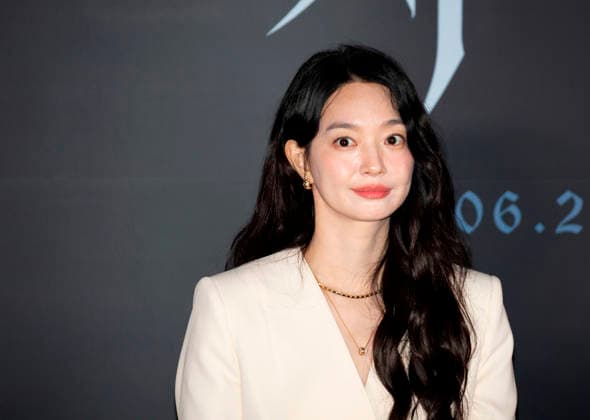 Shin Min-Ah, June 15, 2026 : Cast member Shin Min-Ah at a press conference for the new movie The Eyes in Seoul, South Korea. The Korean thriller film will hit local screens on June 24.  aflo_334569997