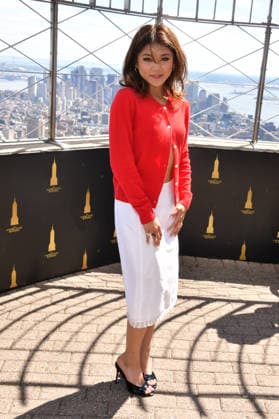 NEW YORK, NY- JUNE 15: Momona Tamada visits the Empire State Building ahead of the June 25th premiere of Avatar: The Last Airbender Season 2 on June 15, 2026 in New York City. Copyright: xmpi099 MediaPunchx