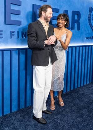 June 15, 2026, Bronx, New York, USA: Ebon Moss-Bachrach and Ayo Edebiri attend premiere of FX s The Bear Final Family Meal Event at Nine Orchard in New York, NY on June 15, 2026. Bronx USA - ZUMAr339 20260615_znp_r339_081 Copyright: xLevxRadinx