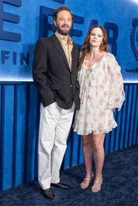 June 15, 2026, Bronx, New York, USA: Ebon Moss-Bachrach and Sarah Ramos attend premiere of FX s The Bear Final Family Meal Event at Nine Orchard in New York, NY on June 15, 2026. Bronx USA - ZUMAr339 20260615_znp_r339_083 Copyright: xLevxRadinx