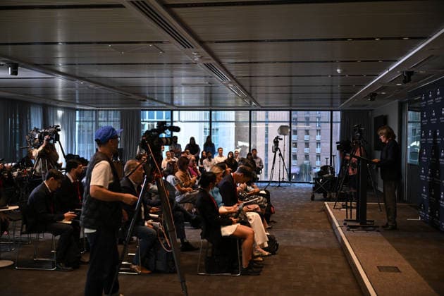 RESERVE BANK RATES DECISION, RBA Governor Michele Bullock addresses the media during a Reserve Bank of Australia press conference, in Sydney, Tuesday, June 16, 2026. The Reserve Bank of Australia has left interest rates on hold following its monthly board meeting. ( NO ARCHIVING SYDNEY NEW SOUTH WALES AUSTRALIA  Copyright: xDEANxLEWINSx 20260616134984548868