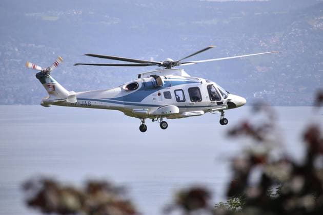 Évian-les-Bains, Frankreich, 16.06.2026: G7-Gipfel: Ein Hubschrauber landet am Tagungsort am Genfersee *** Évian-les-Bains, France, June 16, 2026 G7 Summit A helicopter lands at the summit venue on Lake Geneva,detected_source_language Copyright: xdtsxNachrichtenagenturx dts_123225
