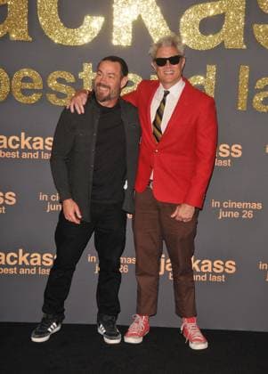 Jackass: Best and Last UK Fan Screening, London Chris Pontius and Johnny Knoxville at the Jackass: Best and Last UK Fan Screening, BFI Imax, Charlie Chaplin Walk, Waterloo, on Monday 15 June 2026 in London, England, UK. CAP CAN CAN London UK Great Britain Copyright: xCanxNguyen CapitalxPicturesx