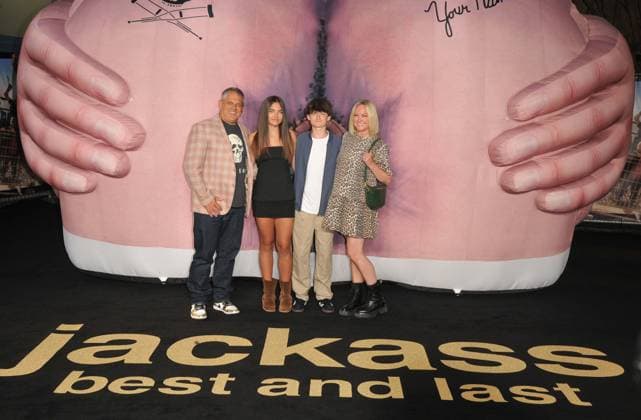 Jackass: Best and Last UK Fan Screening, London Jeff Tremaine and family at the Jackass: Best and Last UK Fan Screening, BFI Imax, Charlie Chaplin Walk, Waterloo, on Monday 15 June 2026 in London, England, UK. CAP CAN CAN London UK Great Britain Copyright: xCanxNguyen CapitalxPicturesx