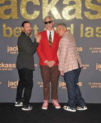 Jackass: Best and Last UK Fan Screening, London Chris Pontius and Johnny Knoxville and Jeff Tremaine at the Jackass: Best and Last UK Fan Screening, BFI Imax, Charlie Chaplin Walk, Waterloo, on Monday 15 June 2026 in London, England, UK. CAP CAN CAN London UK Great Britain Copyright: xCanxNguyen CapitalxPicturesx