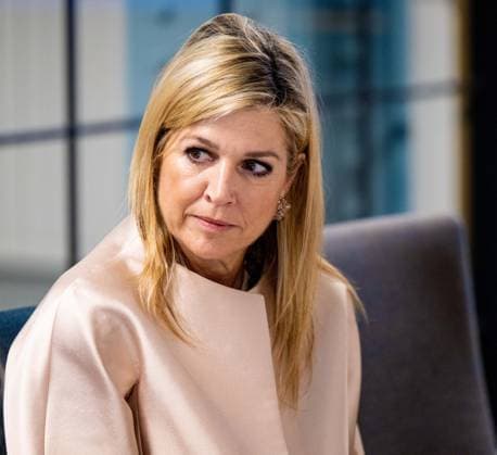 Londen, The Netherlands, 2026-06-16 09:11:08 LONDON, 16-06-2026, Queen Maxima at a roundtable discussion with financial service providers at Nationwide. The Queen is visiting London in her capacity as Special Advocate of the United Nations Secretary-General for Financial Health (UNSGSA). PHOTO: NLBeeld POOL Mischa Schoemaker Credit: NL Beeld Patrick van Emst  Copyright: xx x