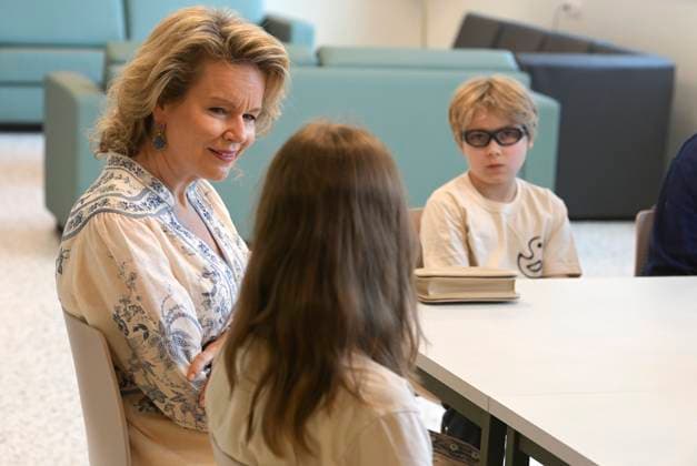 The Queen Visits The Zeepreventorium In De Haan DE HAAN, BELGIUM - JUNE 16 : Queen Mathilde visits the Zeepreventorium in De Haan. This pediatric rehabilitation center, which is celebrating its 100th anniversary this year, specializes in caring for children and adolescents with chronic conditions such as mucoviscidoses and obesity. It offers both outpatient and residential programs based on a multidisciplinary approach that includes medical care, psychosocial support, dietary guidance, and education. The Zeepreventorium is located by the sea and features two new studios for.During her visit, the Queen will focus in particular on conditions that are becoming increasingly common among young people and that require a multidisciplinary approa  Copyright: xBertxVanxDenxBrouckex