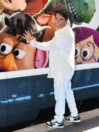 IPA85745105 - Rome, Termini Station, photo op for the animated film Toy Story 5. Pictured: Sal Da Vinci  Copyright: xMarcoxProvvisionatox xMarcoxProvvisionatox 85745105