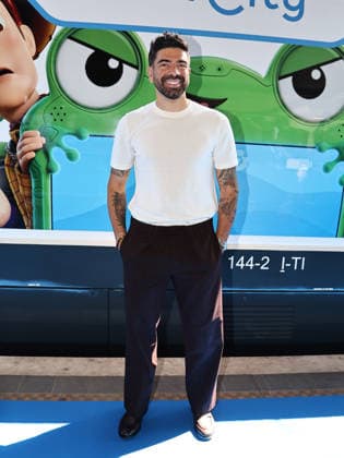 IPA85751636 - Rome, Termini Station, photocall for the animated film Toy Story 5. Pictured: Gianluca Gazzoli  Copyright: xMarcoxProvvisionatox xMarcoxProvvisionatox 85751636